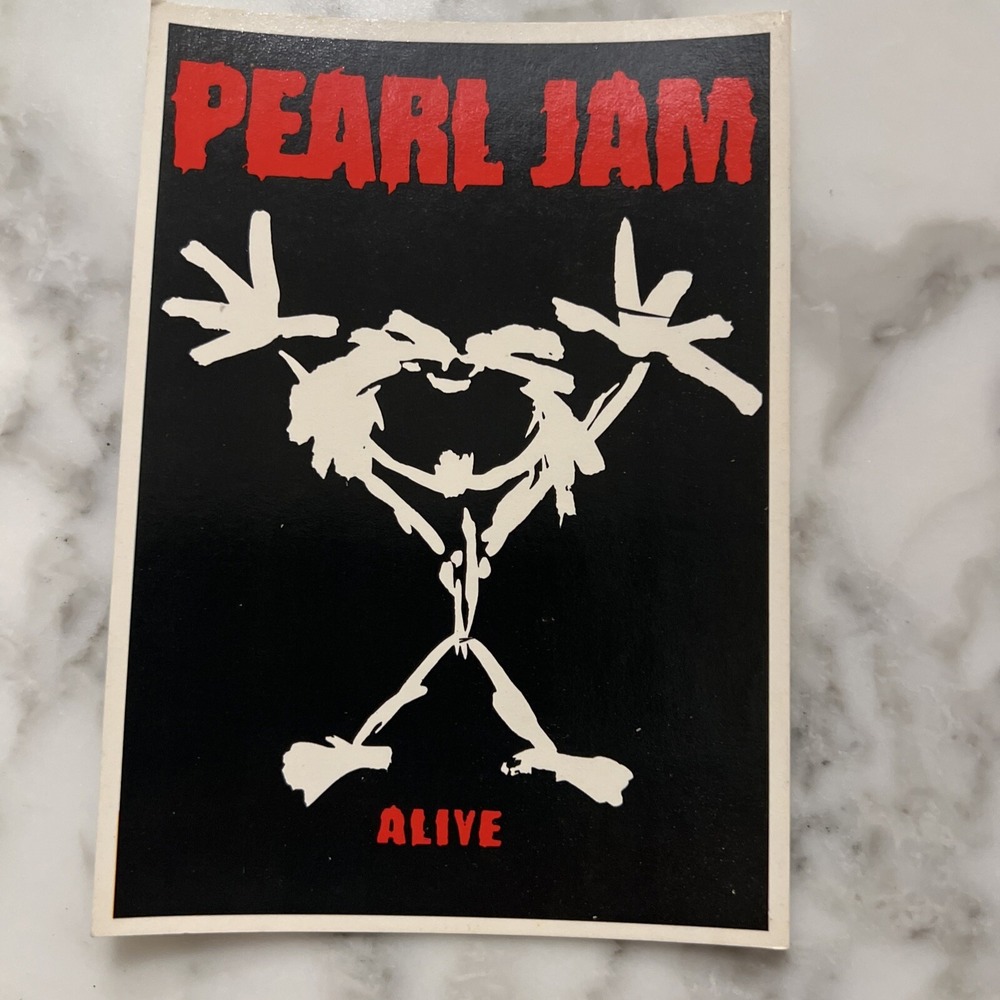 Pearl Jam Alive Vitalogy Musician Printed In England Postcard Unused Vtg